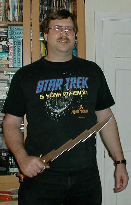 Ghek and his lightning bolt sword