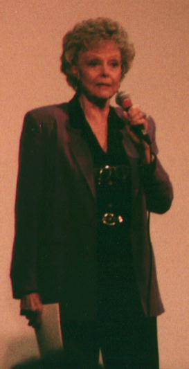 June Lockhart on stage